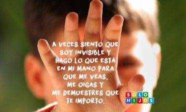 A veces siento que soy invisible…